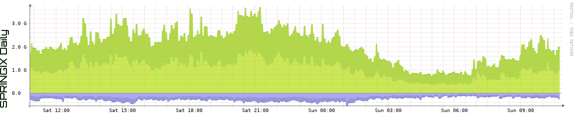 SPRINGIX Daily Utilization
