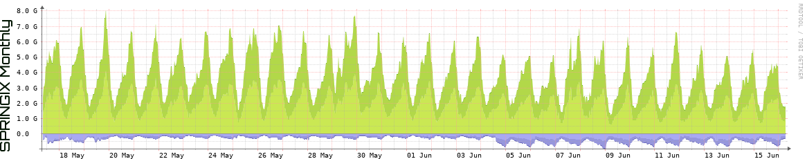 SPRINGIX Monthly Utilization