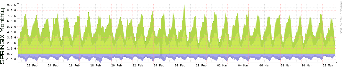 SPRINGIX Monthly Utilization