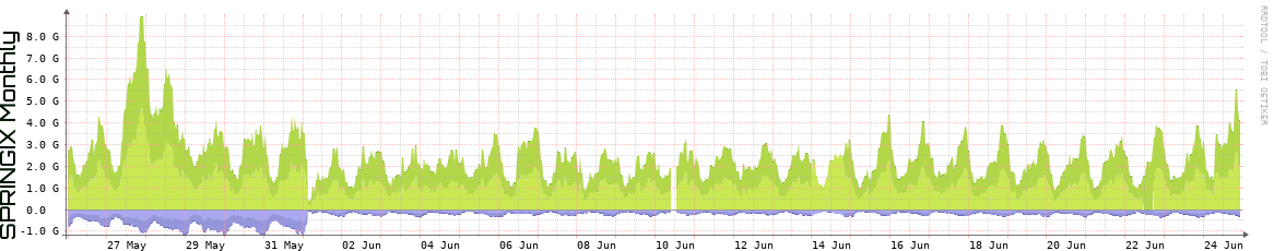 SPRINGIX Monthly Utilization