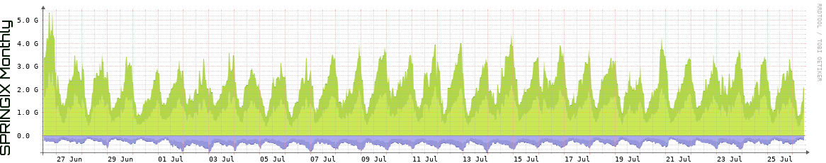 SPRINGIX Monthly Utilization