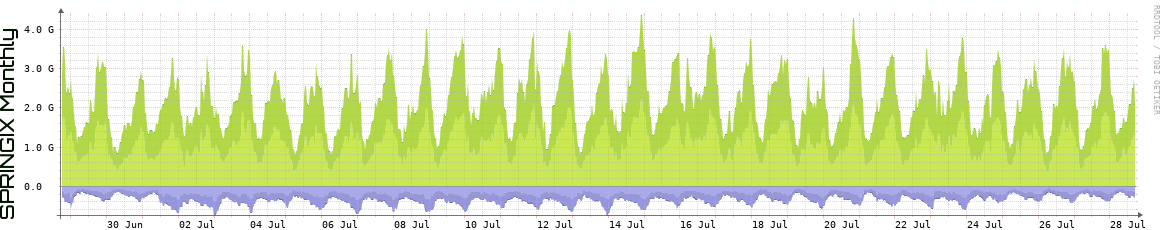 SPRINGIX Monthly Utilization